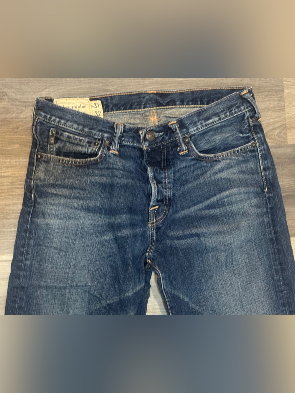 Vtg Abercrombie & Fitch Kilburn Low Rise Bootcut Men's Jeans 31x32 - Picture 3 of 12